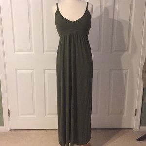Olive Green Maxi Dress